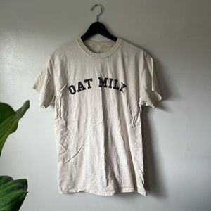 Medium Urban Outfitters Oat Milk Shirt